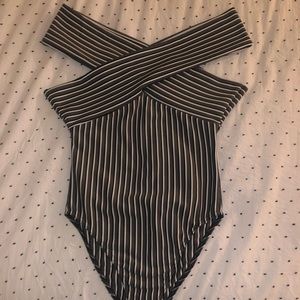 Boohoo- Off the Shoulder bodysuit